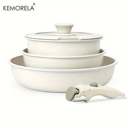 Set Ollas Con Mango Desmontable Donnor